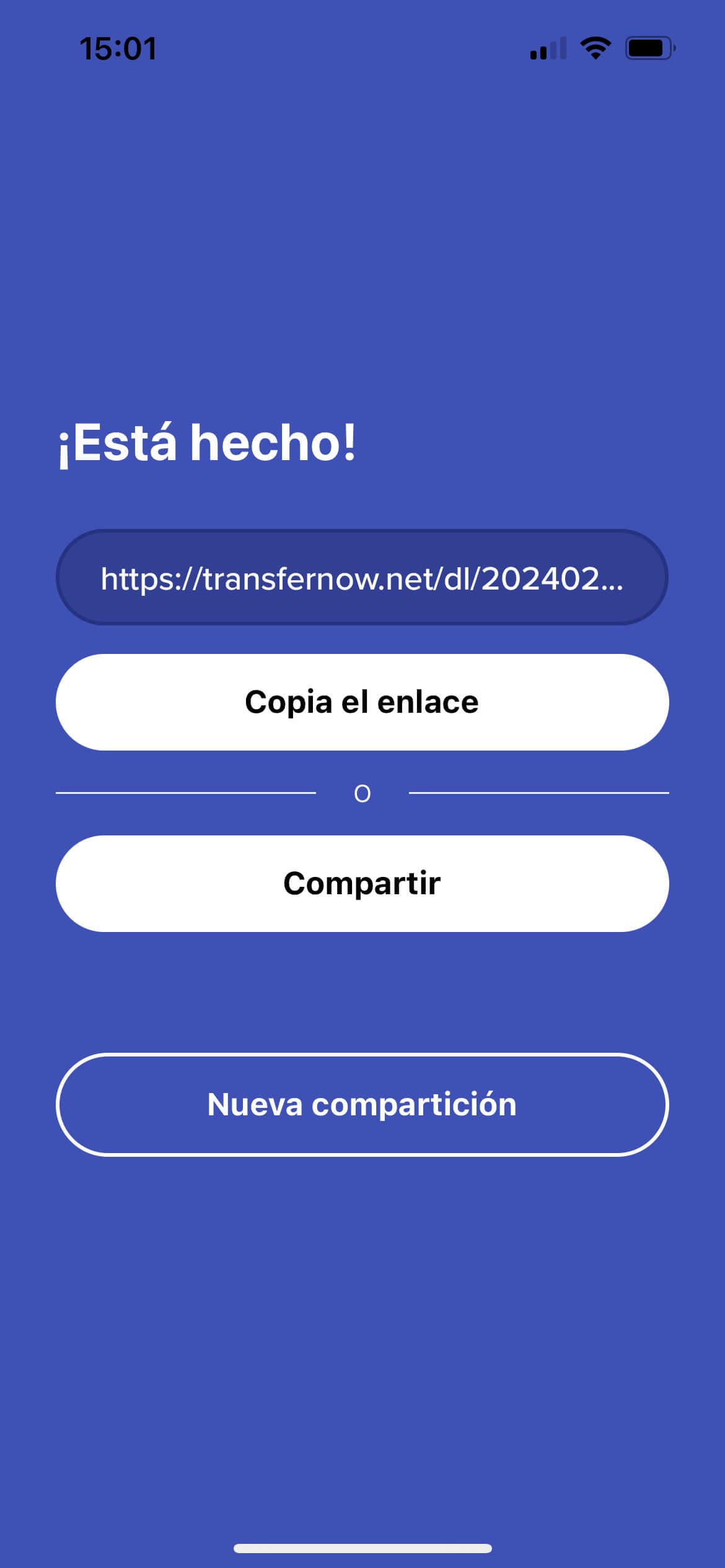 TransferNow mobile Android