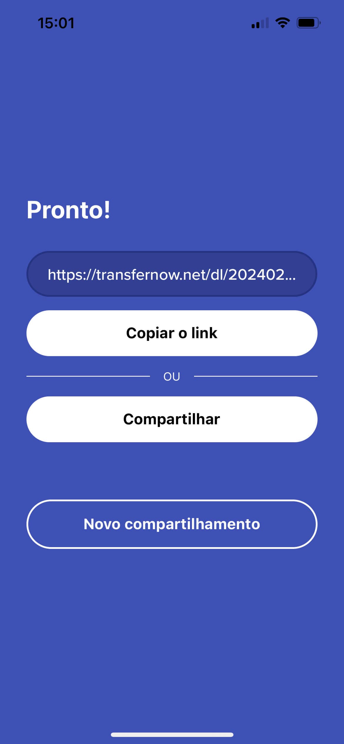 TransferNow mobile Android