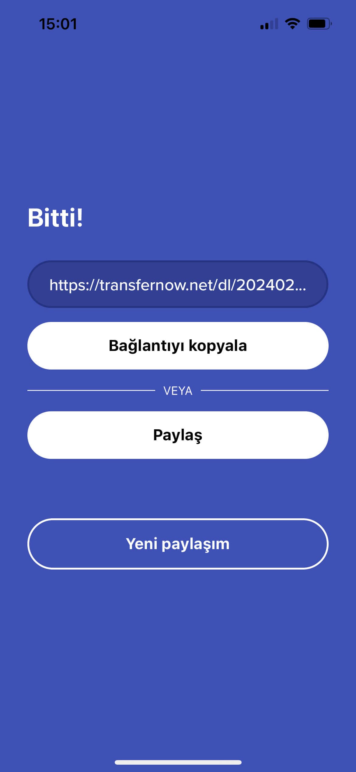 TransferNow mobile Android