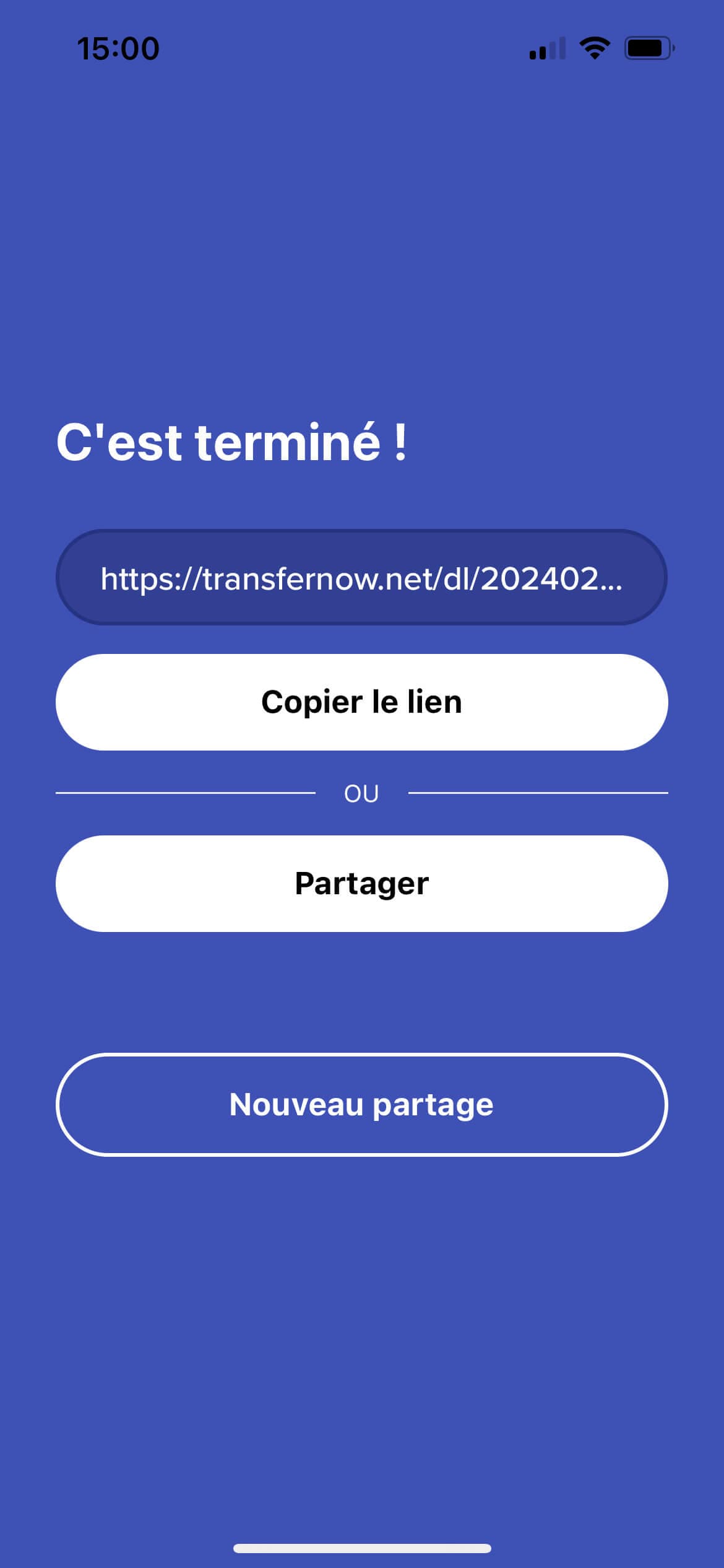 TransferNow mobile iOS