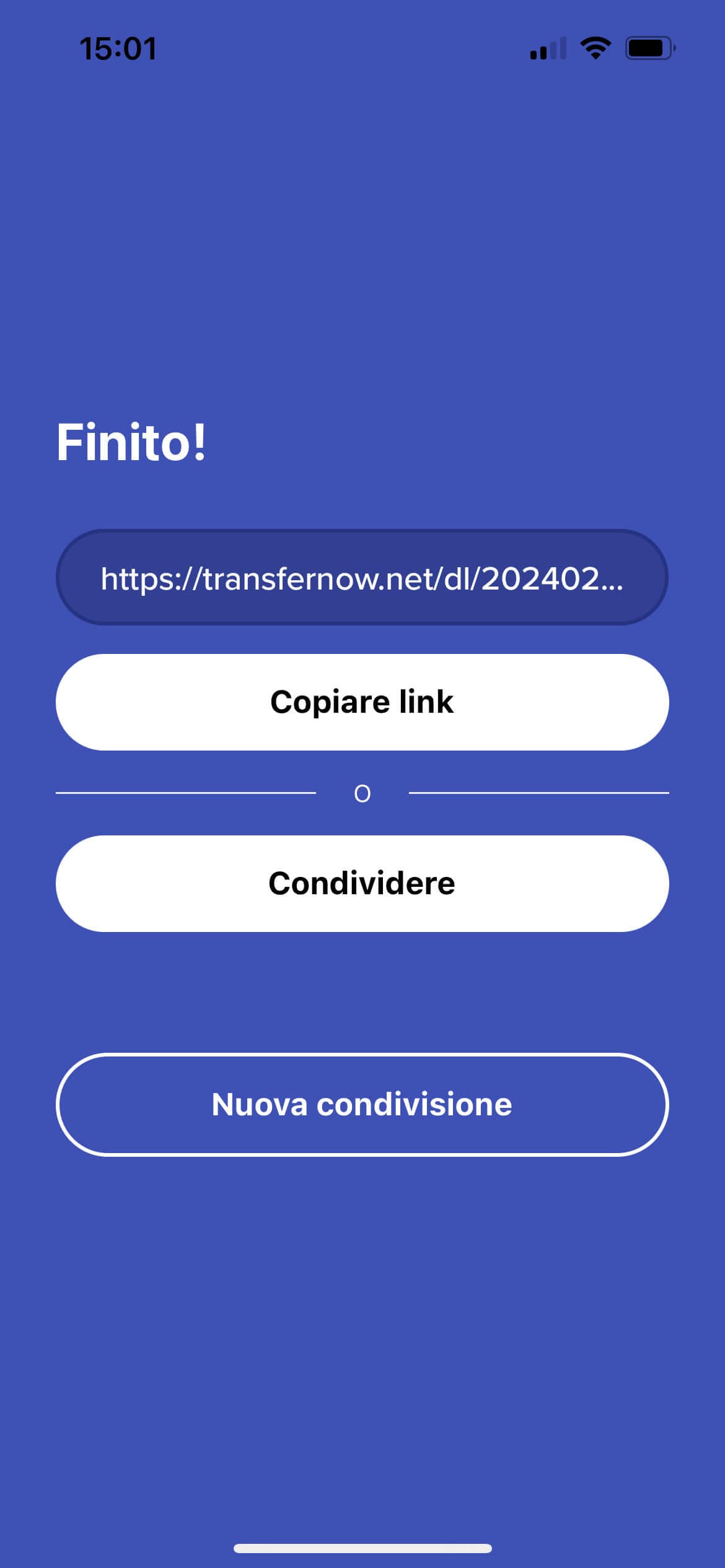 TransferNow mobile Android